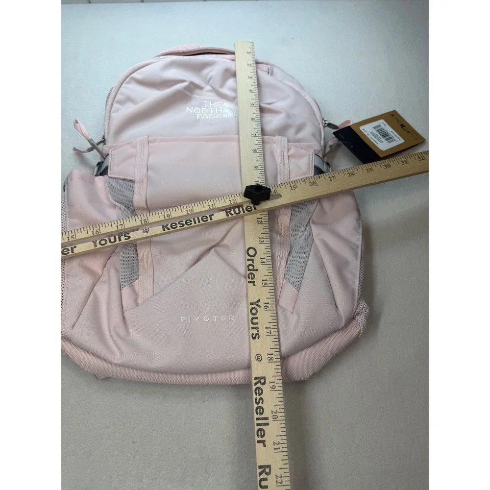 The North Face Pivoter Backpack Light Pink Laptop School Bag NWT